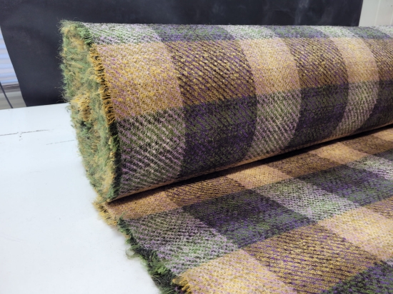 Przejdź do produktu Wełna włoska Balli Belens duża krata boucle