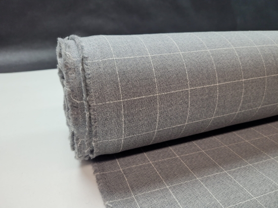 Przejdź do produktu Marlane 100% virgin wool w kratę szaro-białą