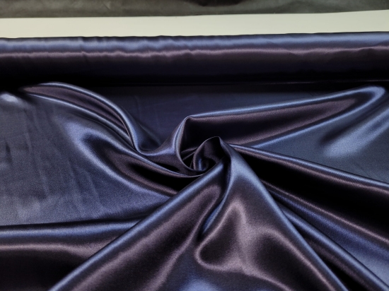 Przejdź do produktu Satyna granatowa cienka