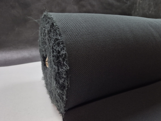 Przejdź do produktu 50% len 50% bawełna czarna średnio gruba miękka 340g/m²