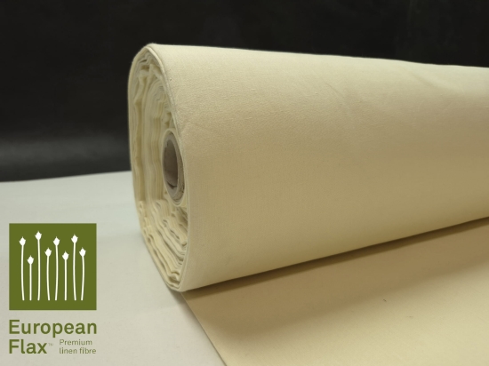 Przejdź do produktu 100% len pościelowy 268 cm szerokości ecru/jasny żółty