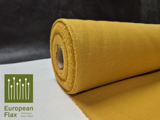 Przejdź do produktu Len odzieżowo-dekoracyjny Easy Care złoty-żółty Q070
