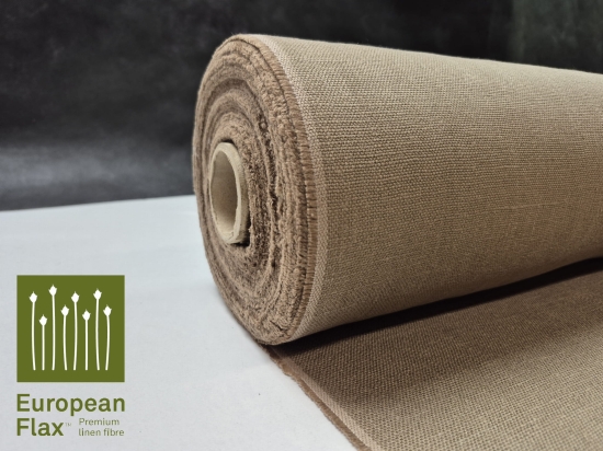 Przejdź do produktu 100% len odzieżowo-dekoracyjny Sanfor Airo taupe P533