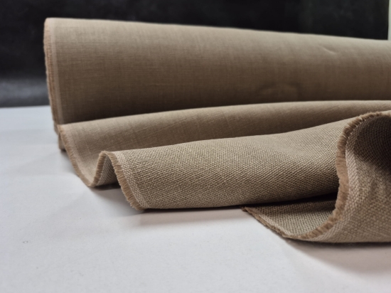 Przejdź do produktu 100% len odzieżowo-dekoracyjny Sanfor Airo taupe P533