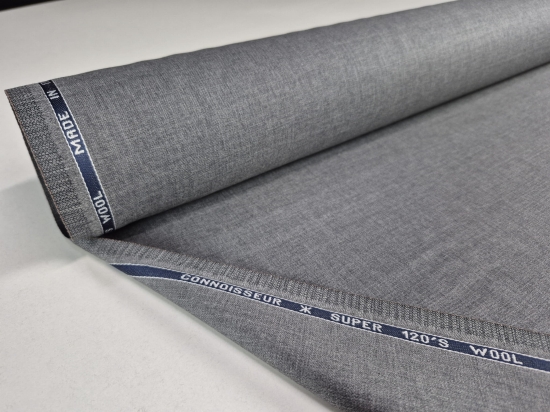 Przejdź do produktu 100% wełna wysokoskrętna 120's Guabello Connoisseur szara