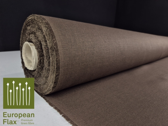 Przejdź do produktu Len odzieżowo-dekoracyjny Easy Care brązowy Q070