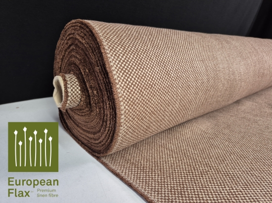 Przejdź do produktu 100% len obiciowy brąz-naturalny kolekcja Nevada 900g/m²