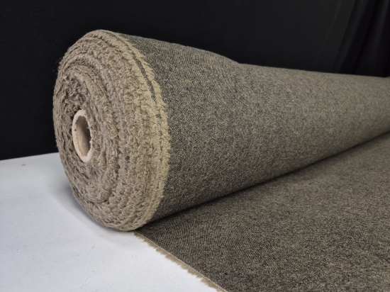 Przejdź do produktu Tweed wełniany khaki 230g/m²
