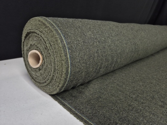 Przejdź do produktu Tweed wełniany zgniła zieleń 230g/m²
