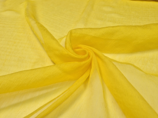 Przejdź do produktu Szyfon 100% jedwabny kreszowany żółty