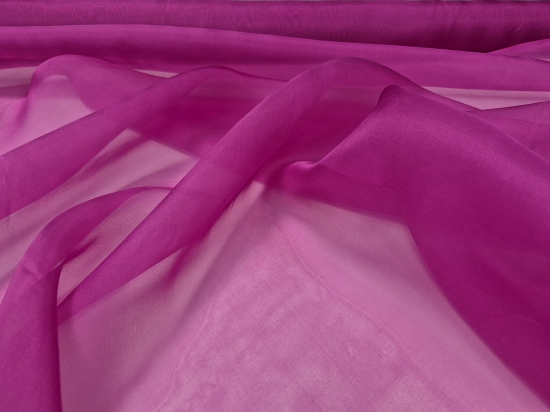 Przejdź do produktu 100% jedwabna organza różowa