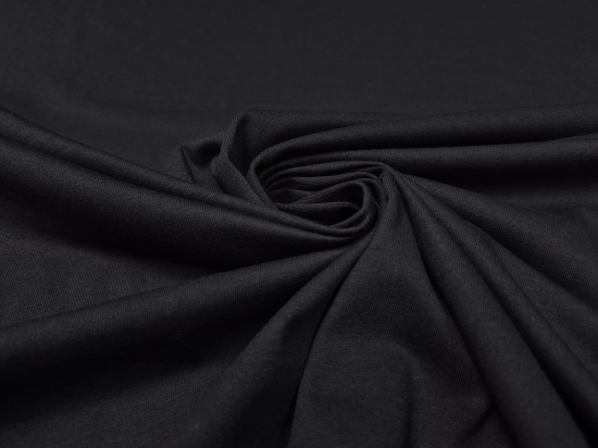 Przejdź do produktu Jersey single 100% bawełna dzianina czarna 150g/m² Oeko-Tex Standard 100