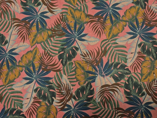 Przejdź do produktu Bawełna z elastanem wzór Tropical Paradise