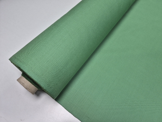 Przejdź do produktu Len z bawełną szeroki 230 cm Basil 230g/m²