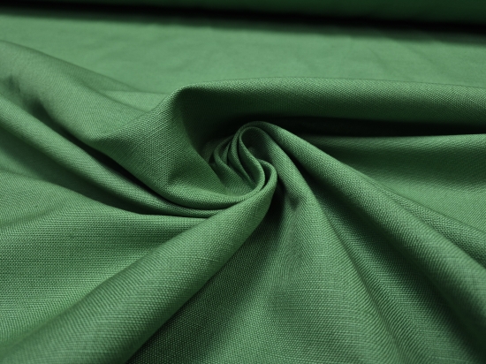 Przejdź do produktu Len z bawełną szeroki 230 cm Basil 230g/m²