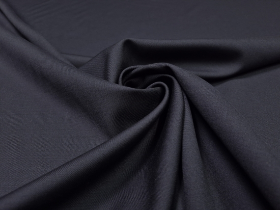 Przejdź do produktu 100% wełna garniturowa virgin wool ciemny granat | 190g/m²